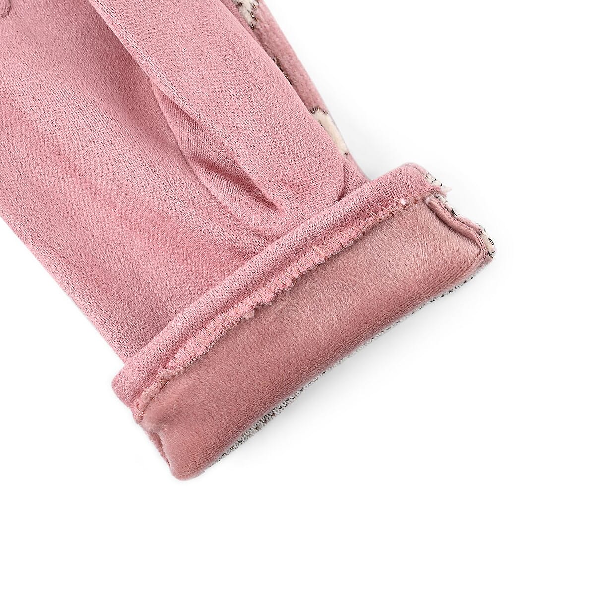 Set of 2 Red Snake and Pink Leopard Printed Gloves with Touchscreen Functionality – One Size Fits Most image number 8