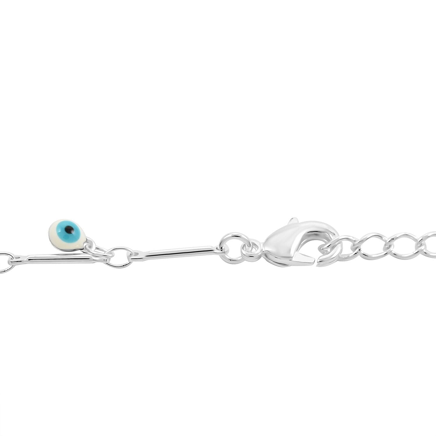 Selenite Pendant Necklace 20-22 Inches in Silvertone 24.50 ctw