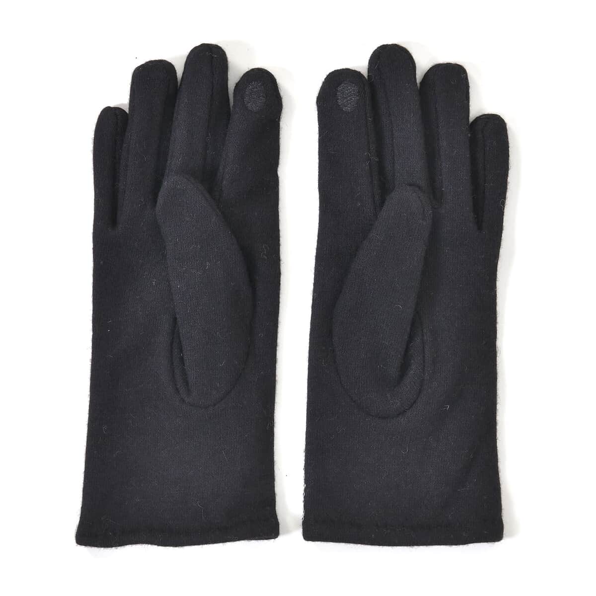 Cashmere Wool and Polyster Gloves image number 3