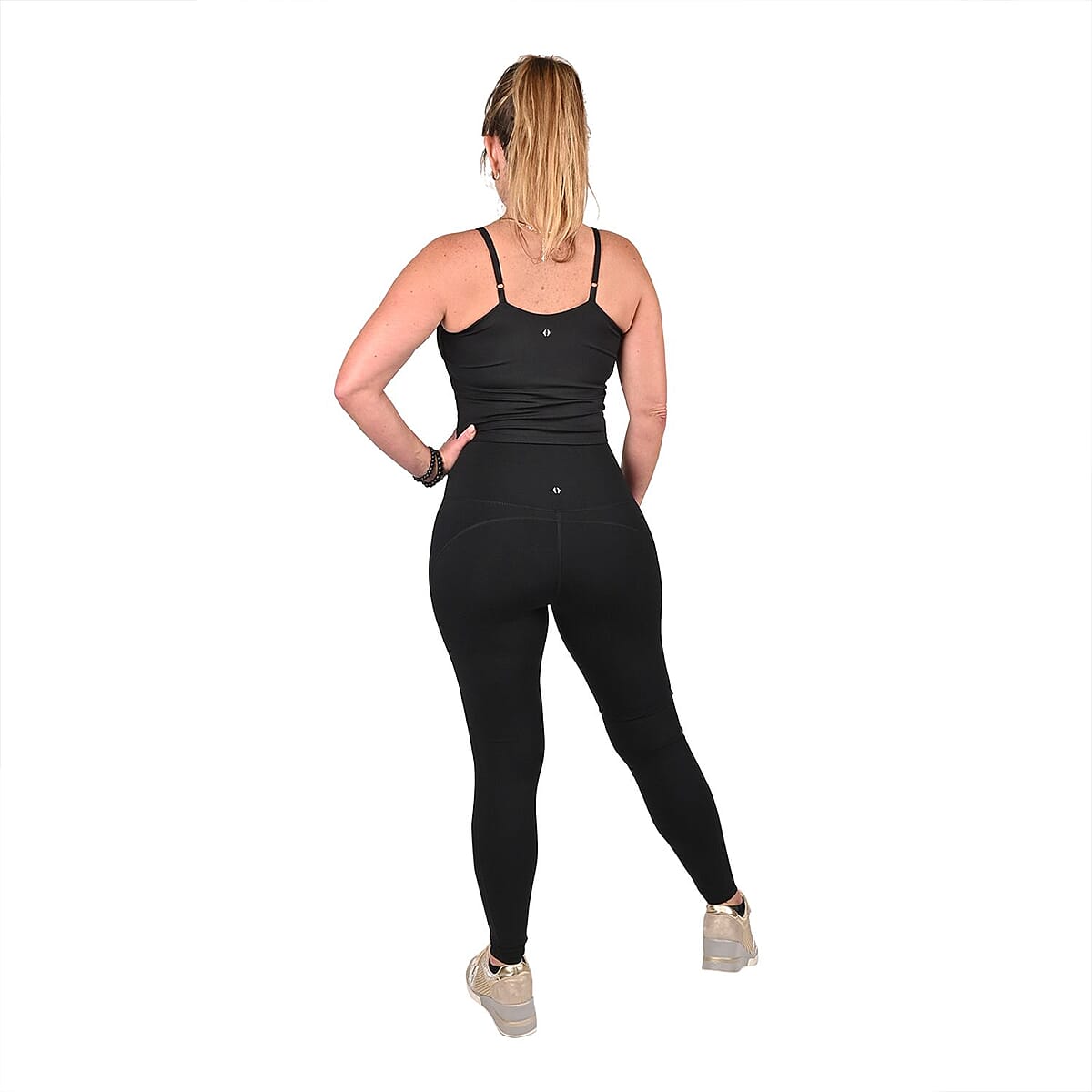 TAVI Black 75% Nylon and 25% Spandex Camisole Bra - XL image number 1