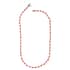 Ethiopian Welo Opal and Mediterranean Coral Tennis Necklace 18 Inches in Rhodium Over Sterling Silver 16.15 ctw image number 2