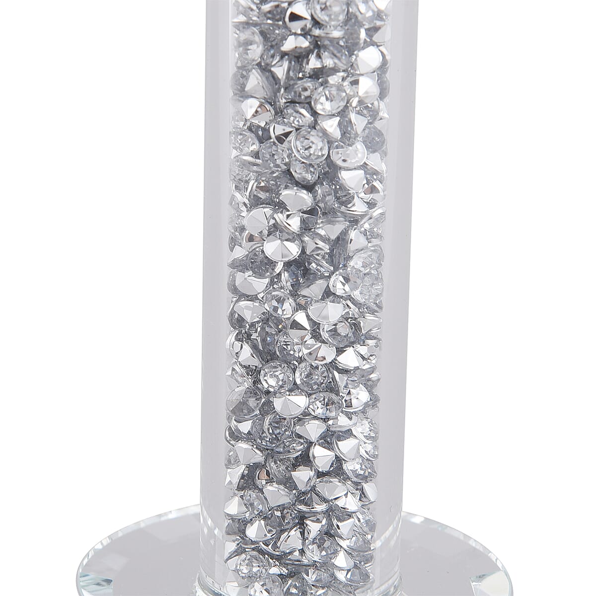Cylindrical Crystal Lavish Flair Candle Holder image number 4