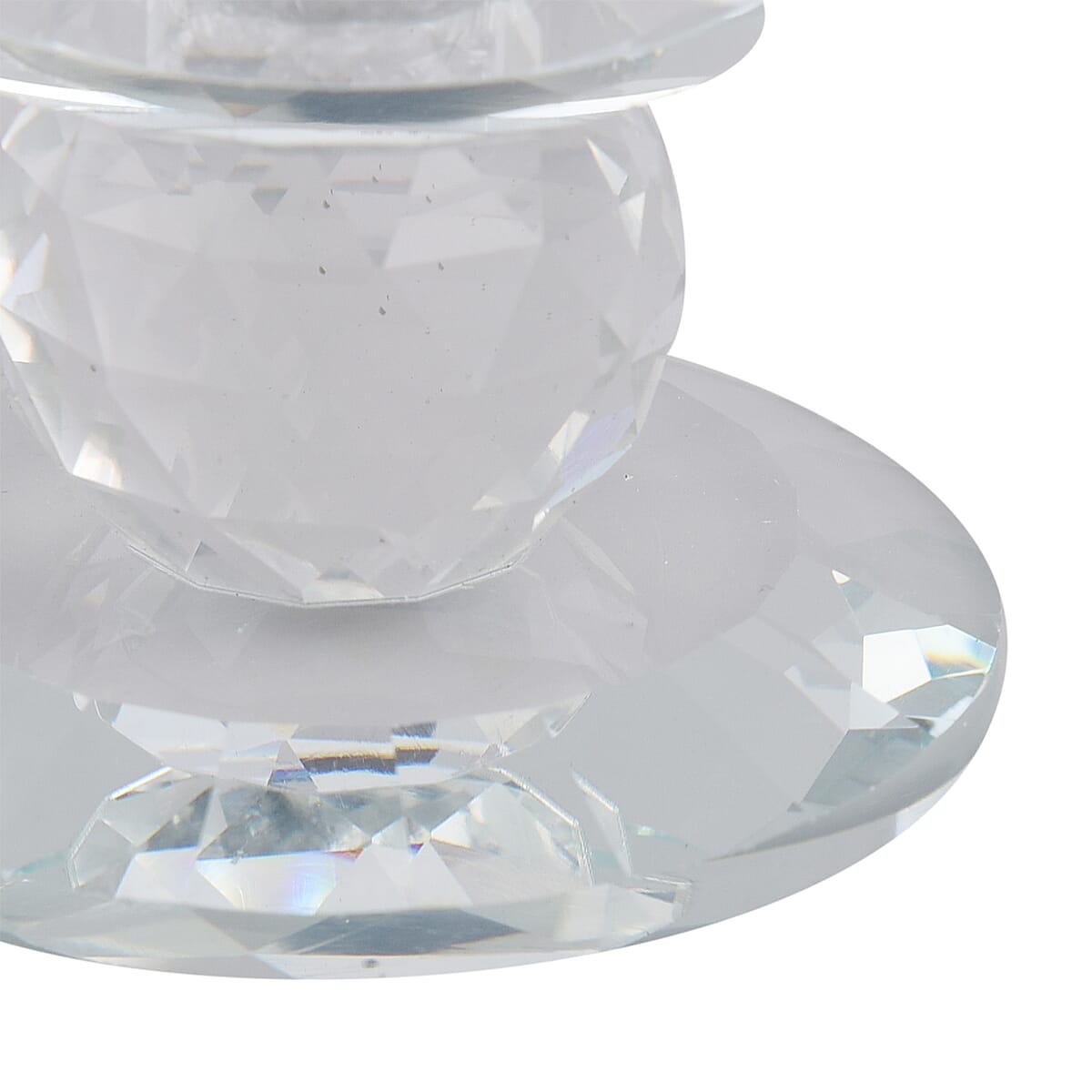 Cylindrical Crystal Lavish Flair Candle Holder image number 5