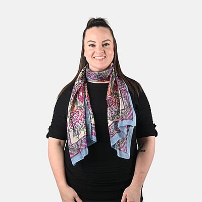 Multi Luxury Silk Decorative Scarf
