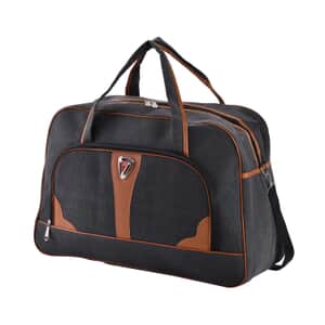 Black Stylish and Practical Canvas Duffle Bag