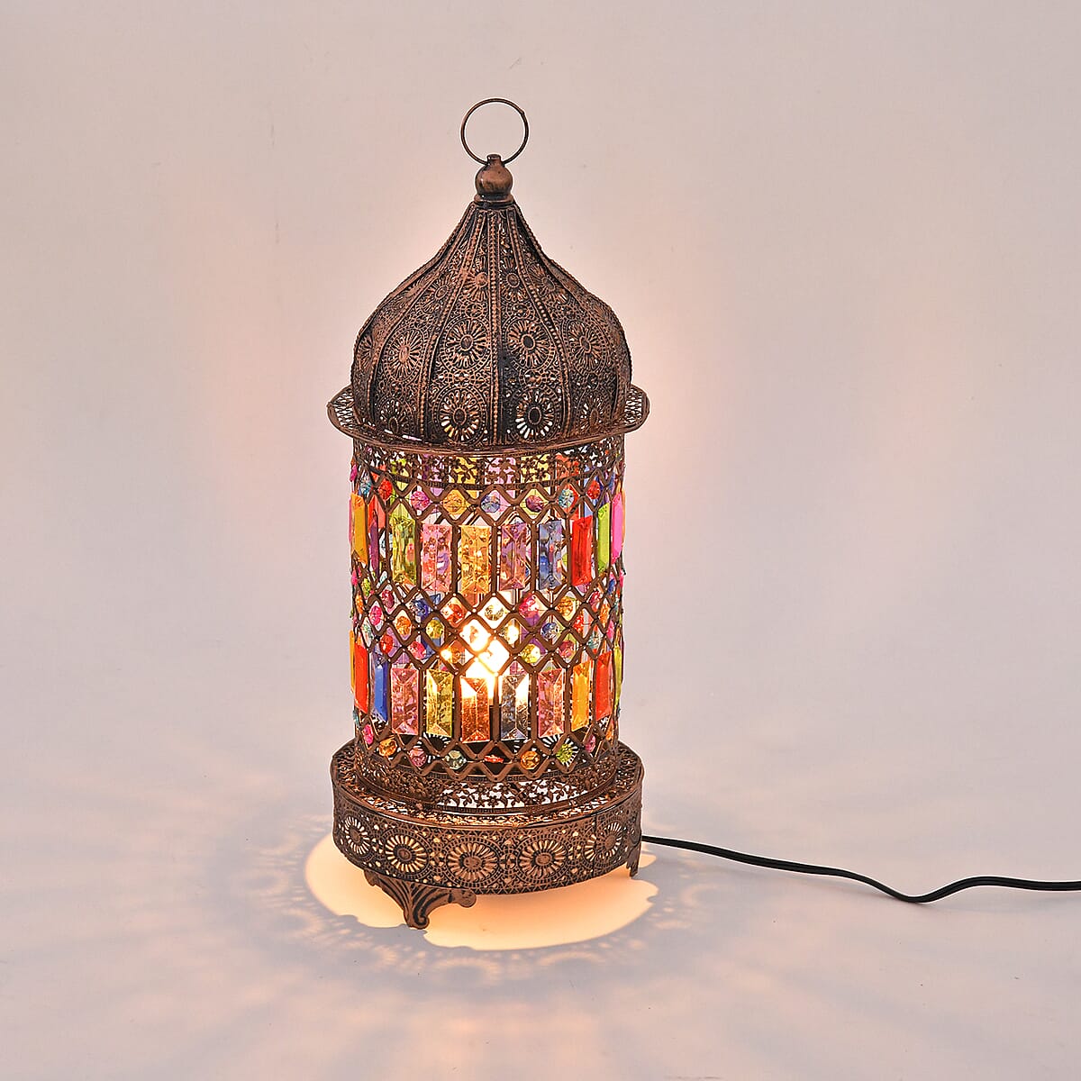 Antique Lamp in Bronze Plating (UL Plug ) & (E26 Bulb Not Included) image number 0