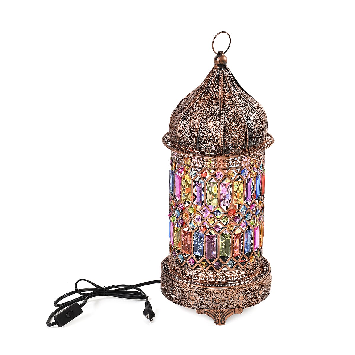 Antique Lamp in Bronze Plating (UL Plug ) & (E26 Bulb Not Included) image number 2