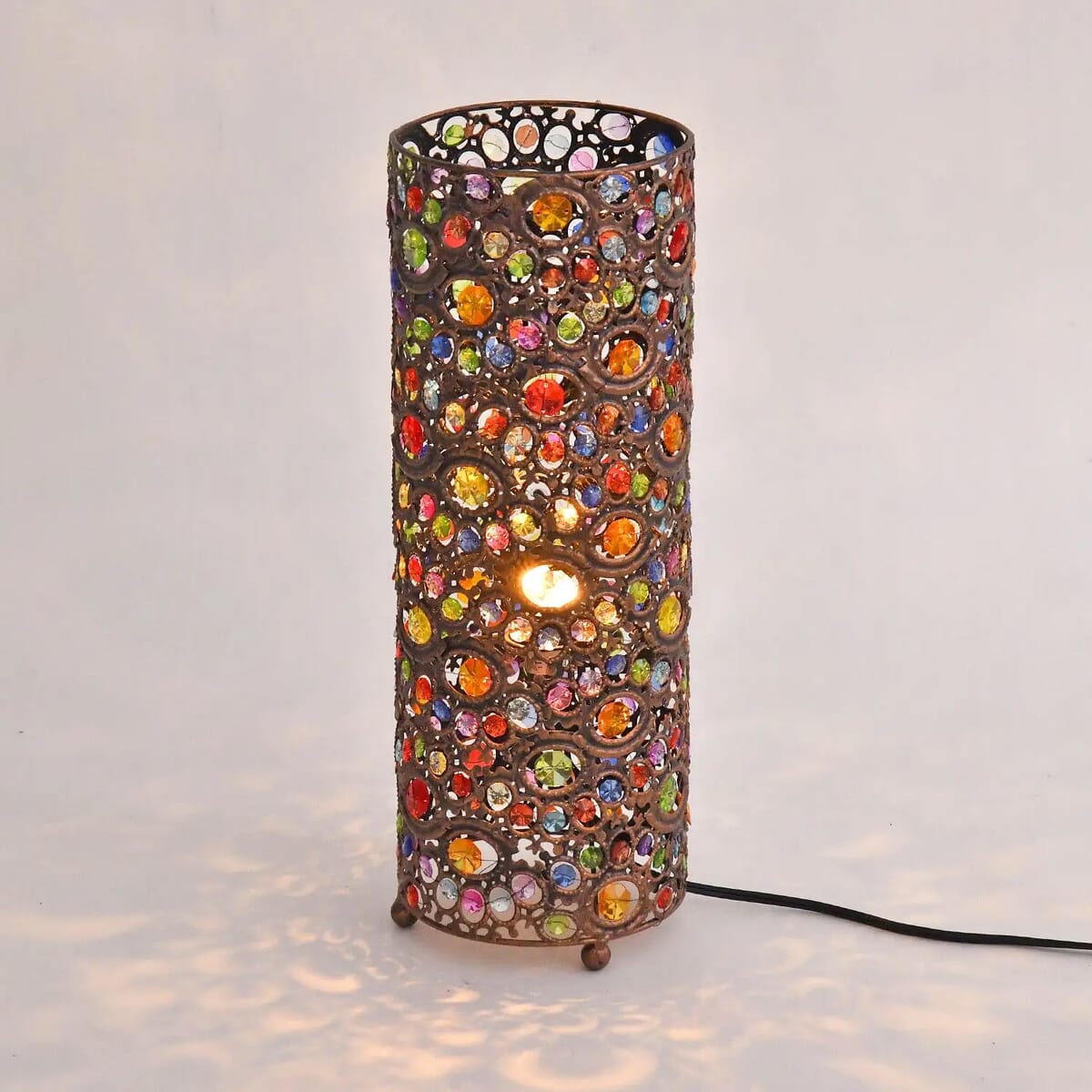 Antique Lamp in Bronze Plating (UL Plug) & (E26 Bulb Not Included) image number 1