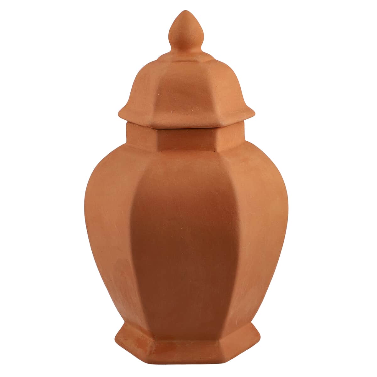Handcrafted, Eco-friendly, Reusable, Made in India, Terracota Earthern clay Pot/Pitcher with Lid For Decoration, Water Storage and Serving image number 0