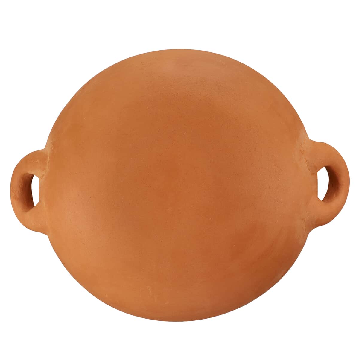 Handcrafted, Eco-friendly, Reusable, Made in India, Terracota Earthern Clay Deep Pan For Cooking And Serving image number 4