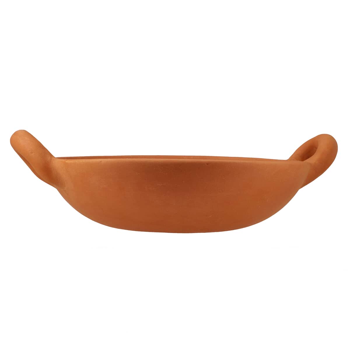 Handcrafted, Eco-friendly, Reusable, Made in India, Terracota Earthern Clay Deep Pan For Cooking And Serving image number 6