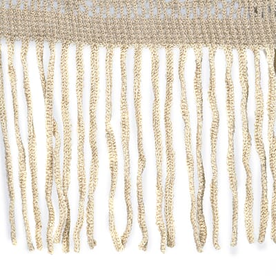 Tamsy Beige Solid Knitted Poncho (One Size Fits Most)