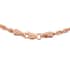 OTTOMAN TREASURE Italian 10K Rose Gold 1.75mm Diamond Cut Rope Necklace 30 Inches 3.75 Grams image number 3