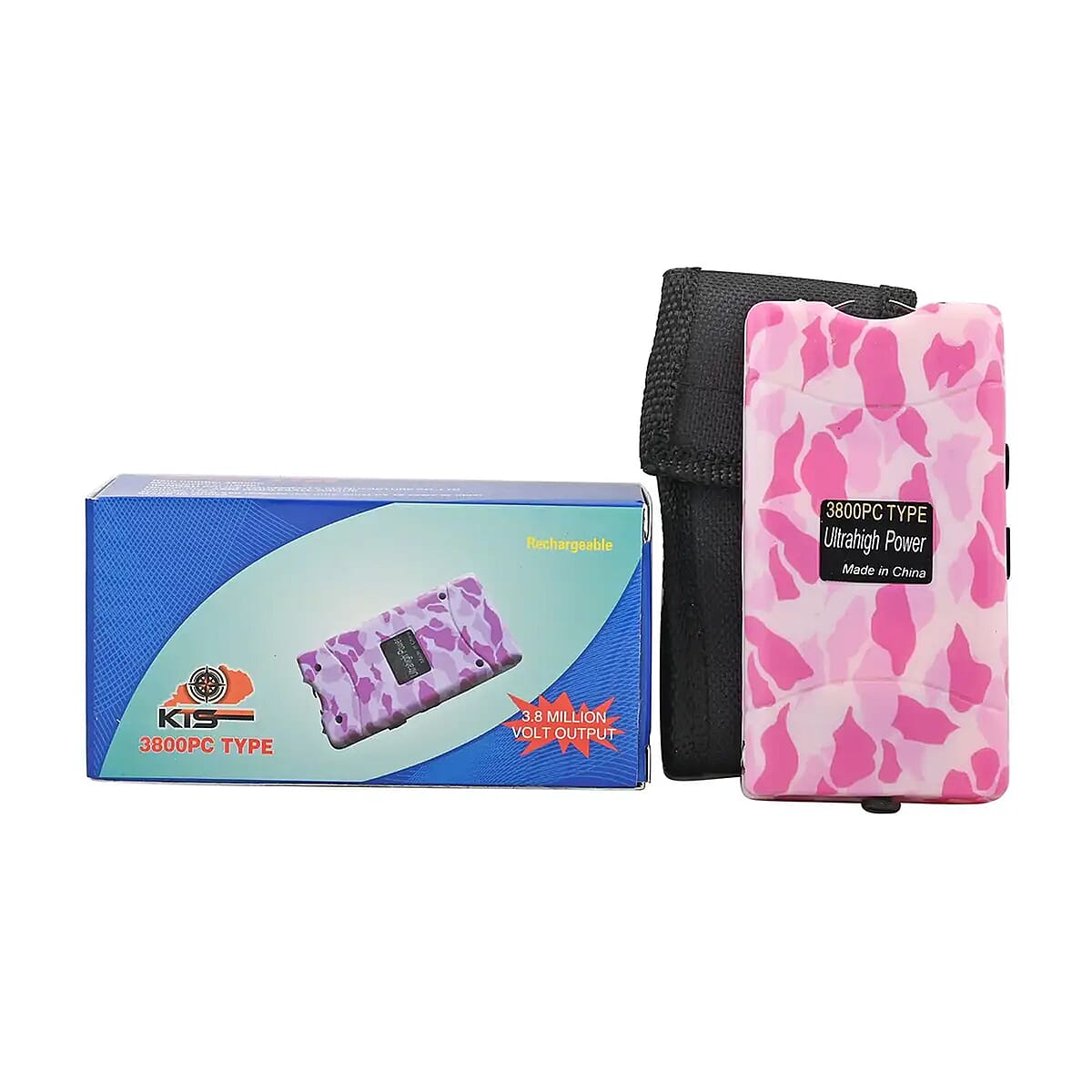 Kentucky Pink Camo Stun Gun with Flashlight image number 5