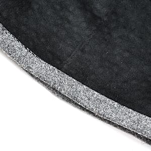 Gray Cashmere Blend Crystal Beanie and 1 Pair Gloves Set