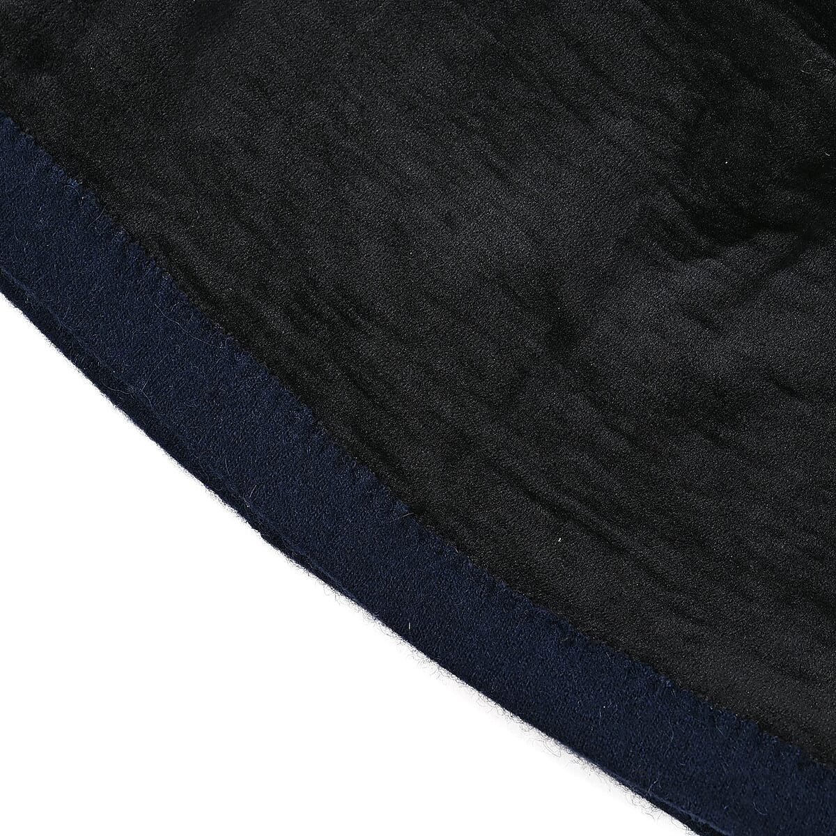 Navy Cashmere Blend Crystal Beanie and 1 Pair Gloves Set image number 3