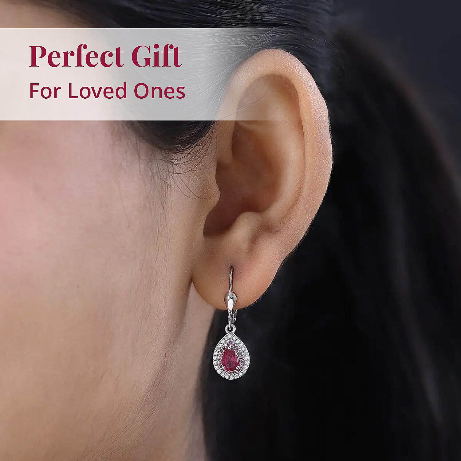 Ouro Fino Rubellite and Multi Gemstone Lever Back Earrings in Vermeil RG and Platinum Over Sterling Silver 1.20 ctw