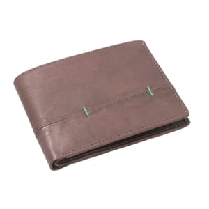 Passage Brown Genuine Leather RFID Bi-fold Men's Wallet