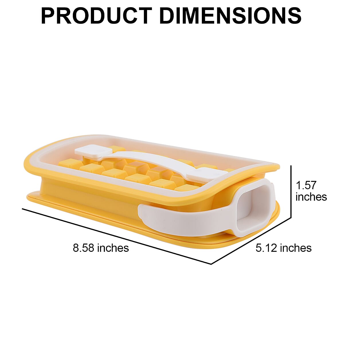 Homesmart Yellow - Portable Ice Cube Maker image number 4
