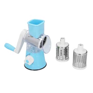 Valentine's Savings Special Homesmart Blue - Vegetable and Fruit Slicer with Interchangeable Stainless Steel Drum Blades