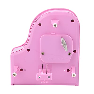 Pink Piano Shape Music Box with Ballerina