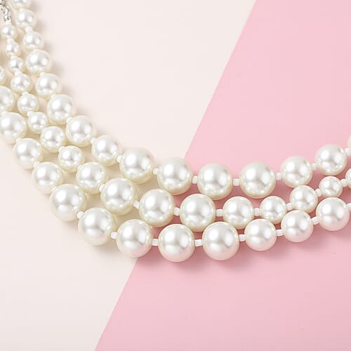 Simulated White Pearl - Product card gallery slide 2 (9431256629503)