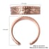Magnetic By Design Swirl Design Adjustable Open Ring with Magnetic End in Rosetone image number 6