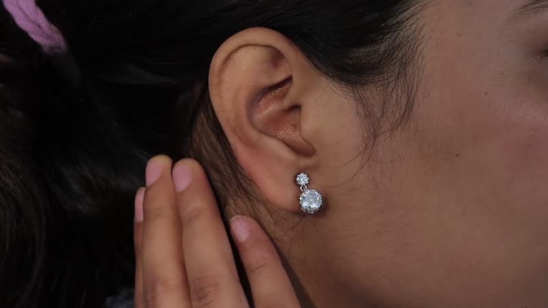 Moissanite Dangling Earrings in Platinum Over Sterling Silver 2.65 ctw