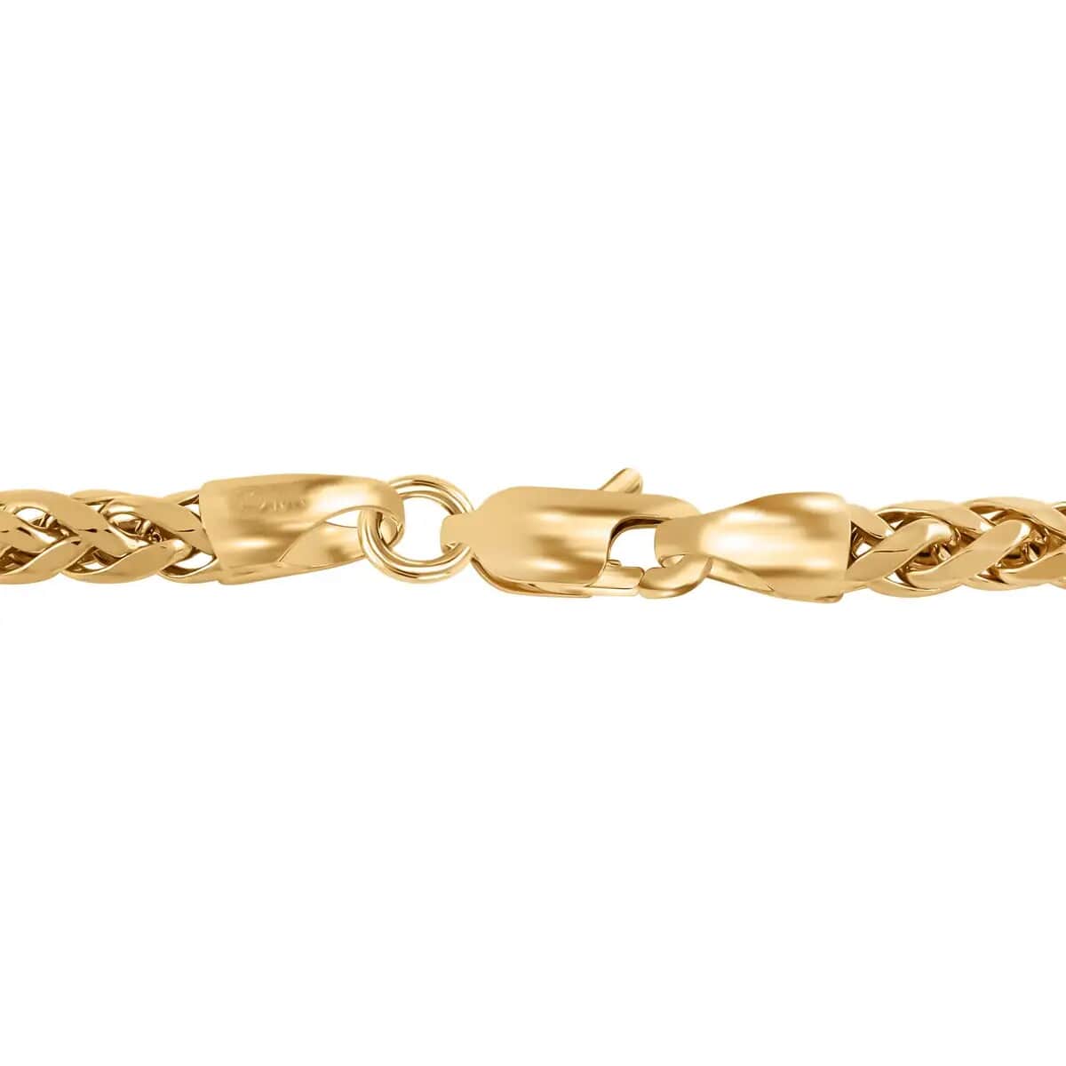 10K Yellow Gold Palma Chain Bracelet, Gold Chain Bracelet, Gold Jewelry, Gold Bracelet, Gold Gifts (7.50 In) 2.5mm, 2.50 Grams image number 4