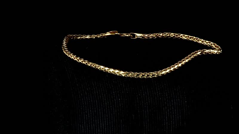 10K Yellow Gold 2.5mm Palma Chain Bracelet (7.50 In) (2.40 g)