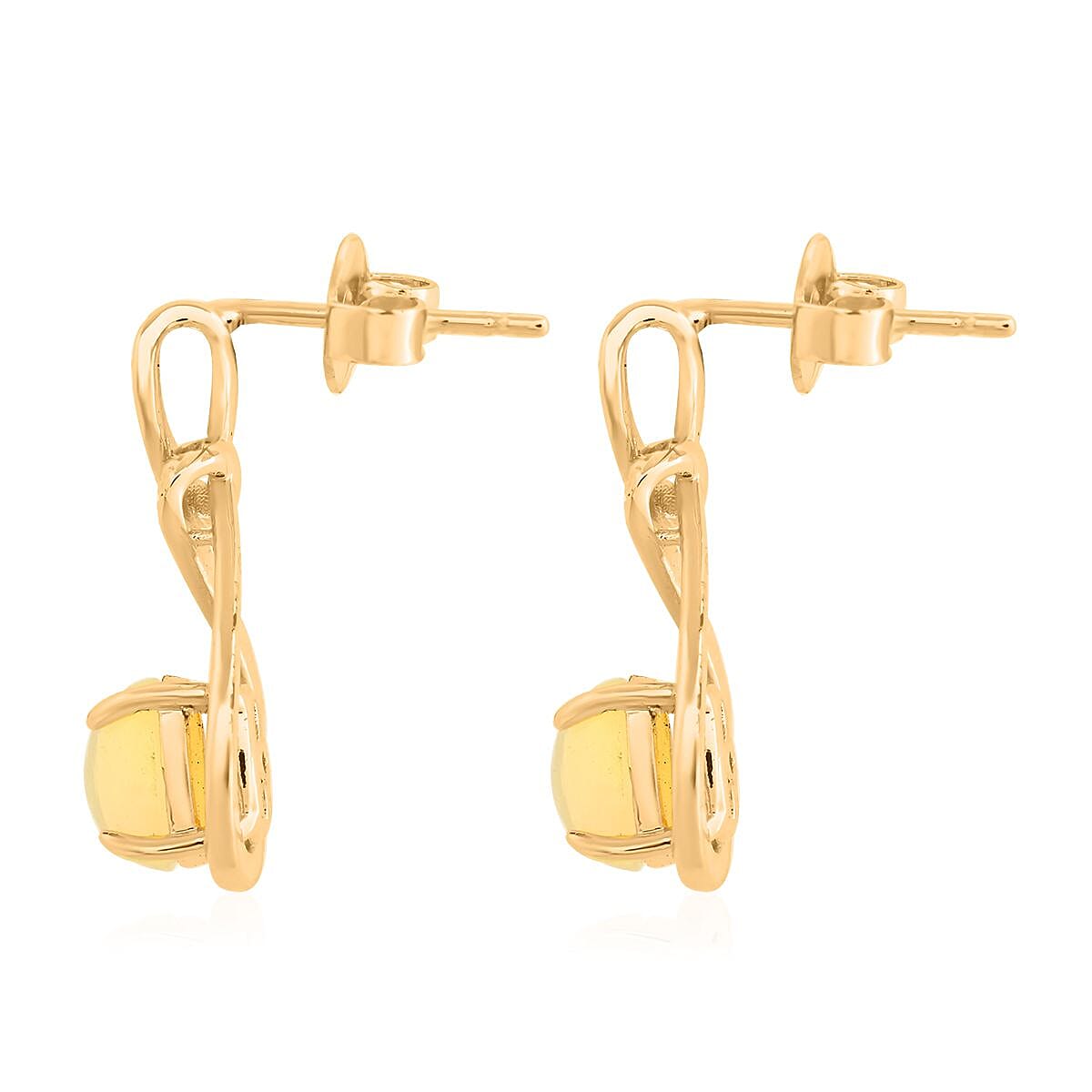 Opal Earrings 2.50 ctw