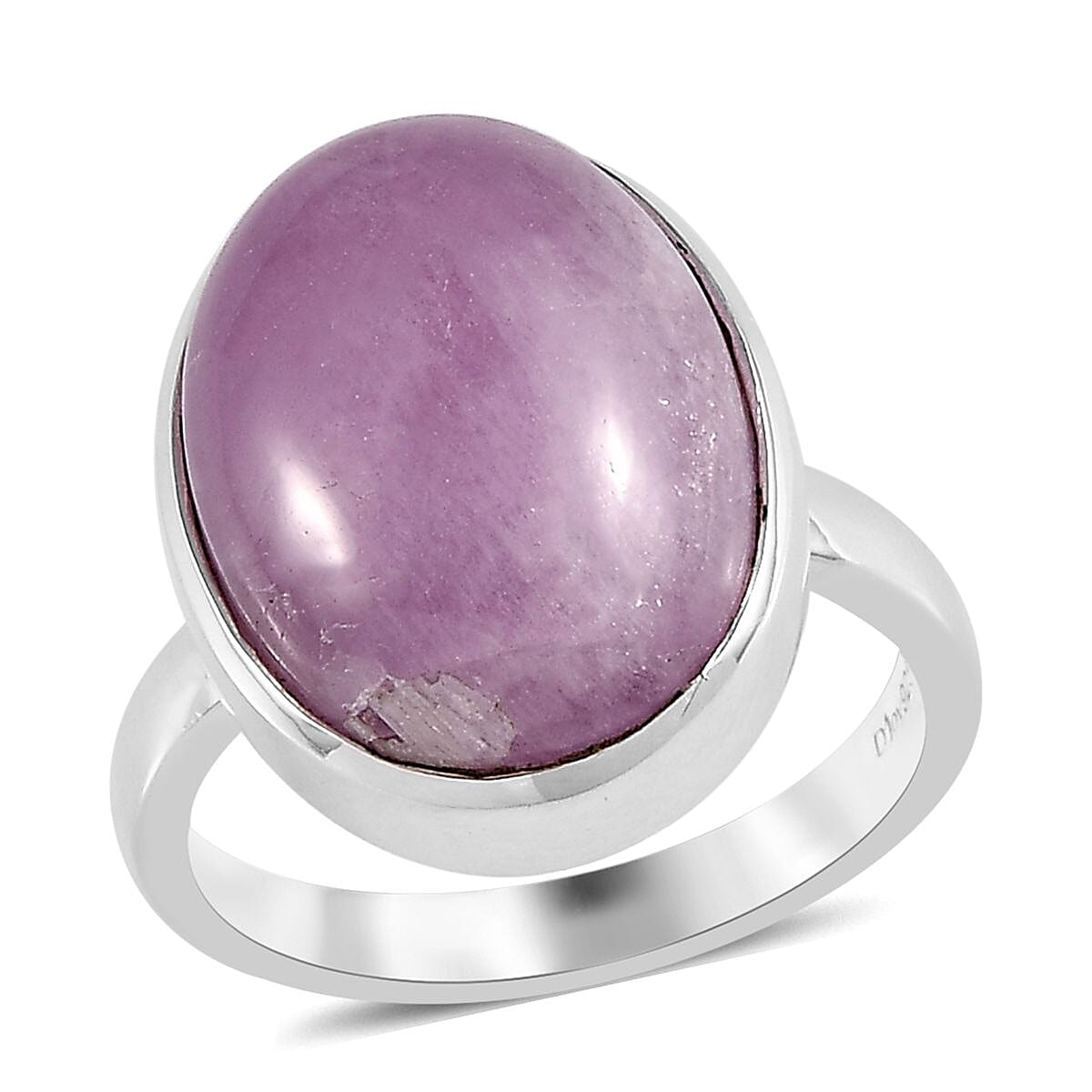 Artisan Crafted Brazilian Kunzite Solitaire Ring in Sterling Silver 13.90 ctw image number 0