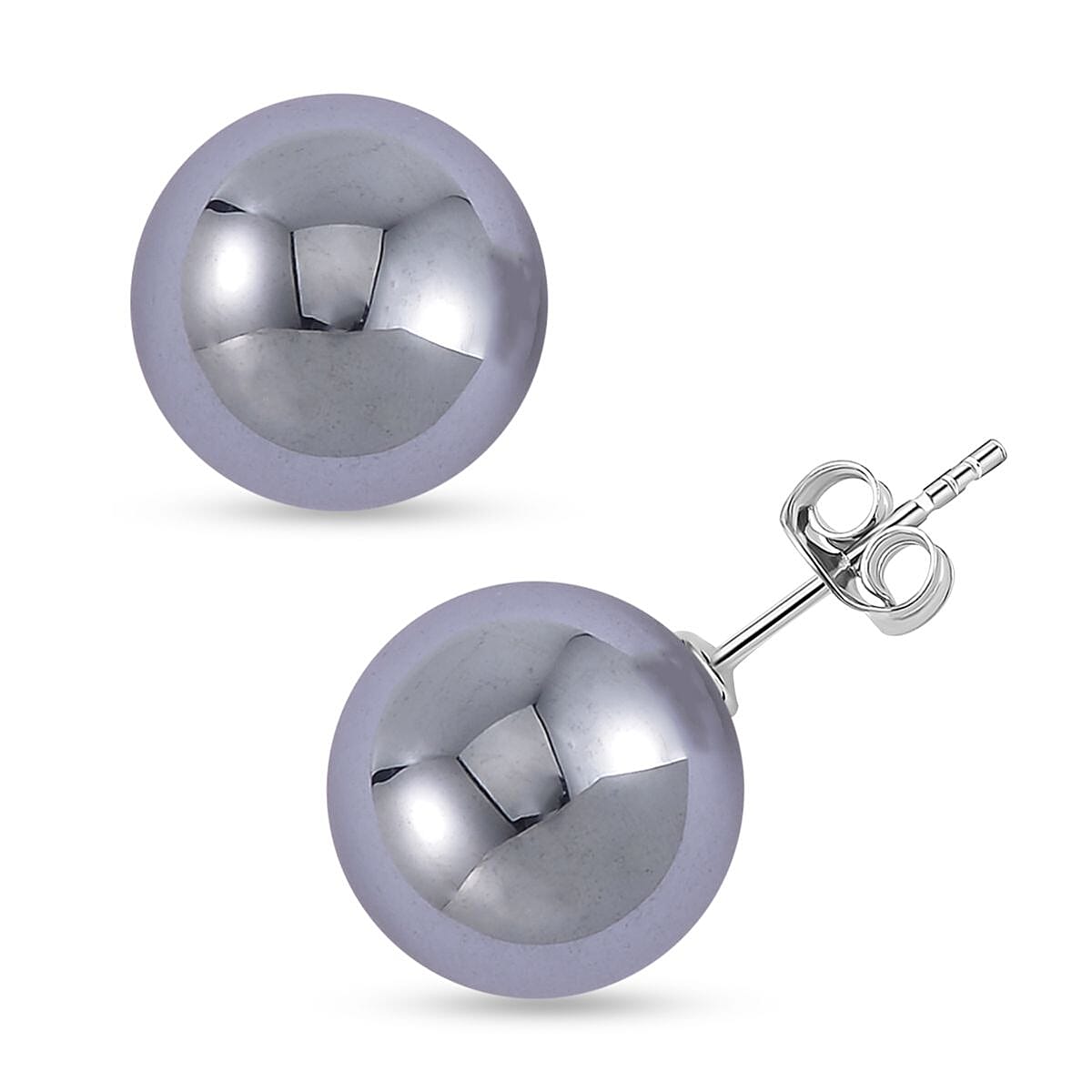 Terahertz Solitaire Stud Earrings in Rhodium Over Sterling Silver 22.50 ctw image number 0