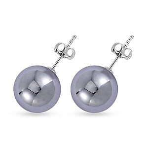 Terahertz Solitaire Stud Earrings in Rhodium Over Sterling Silver 22.50 ctw