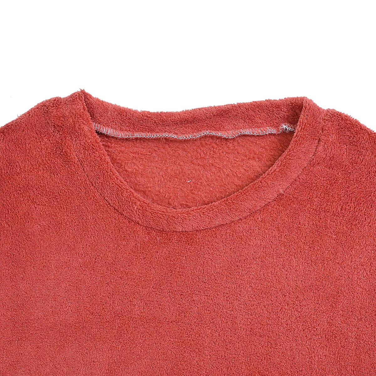 Tamsy Coral Fleece Lounge Set - One Size Fits Most image number 3