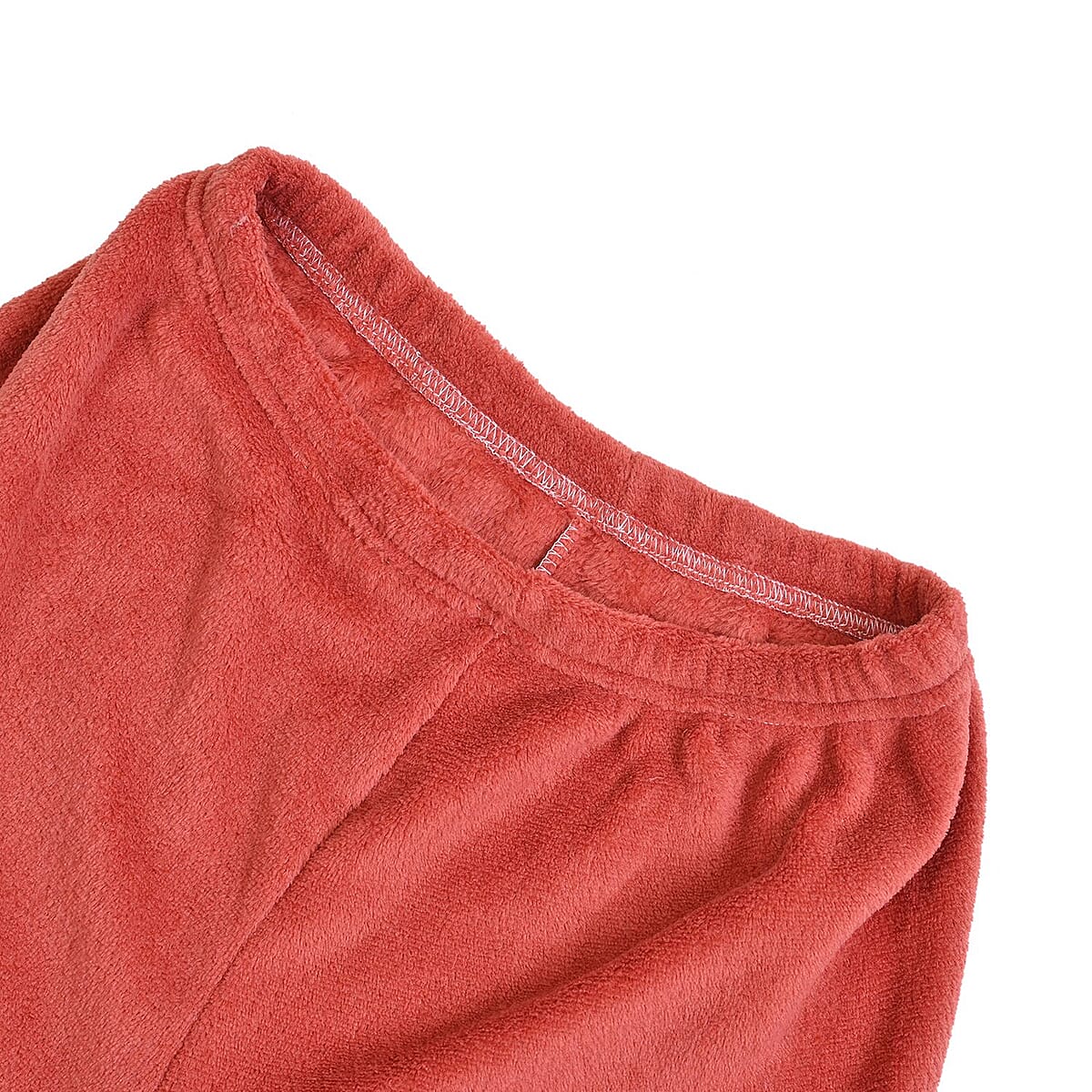 Tamsy Coral Fleece Lounge Set - One Size Fits Most image number 6