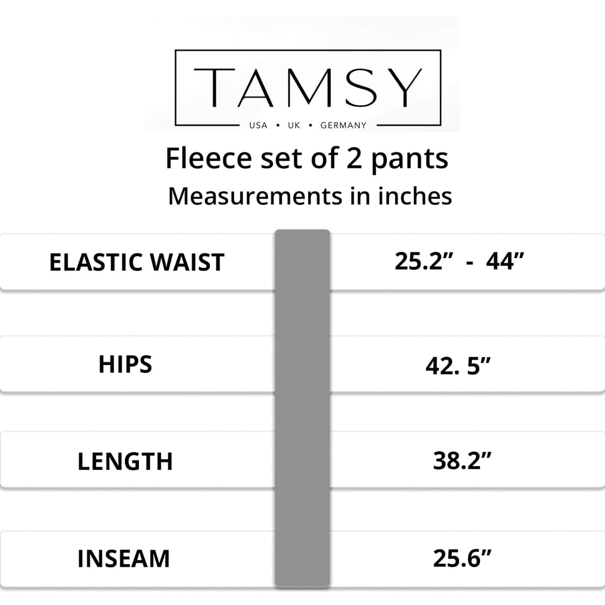 Tamsy Coral and Gray Fleece Set of 2 Pants - One Size Fits Most image number 6