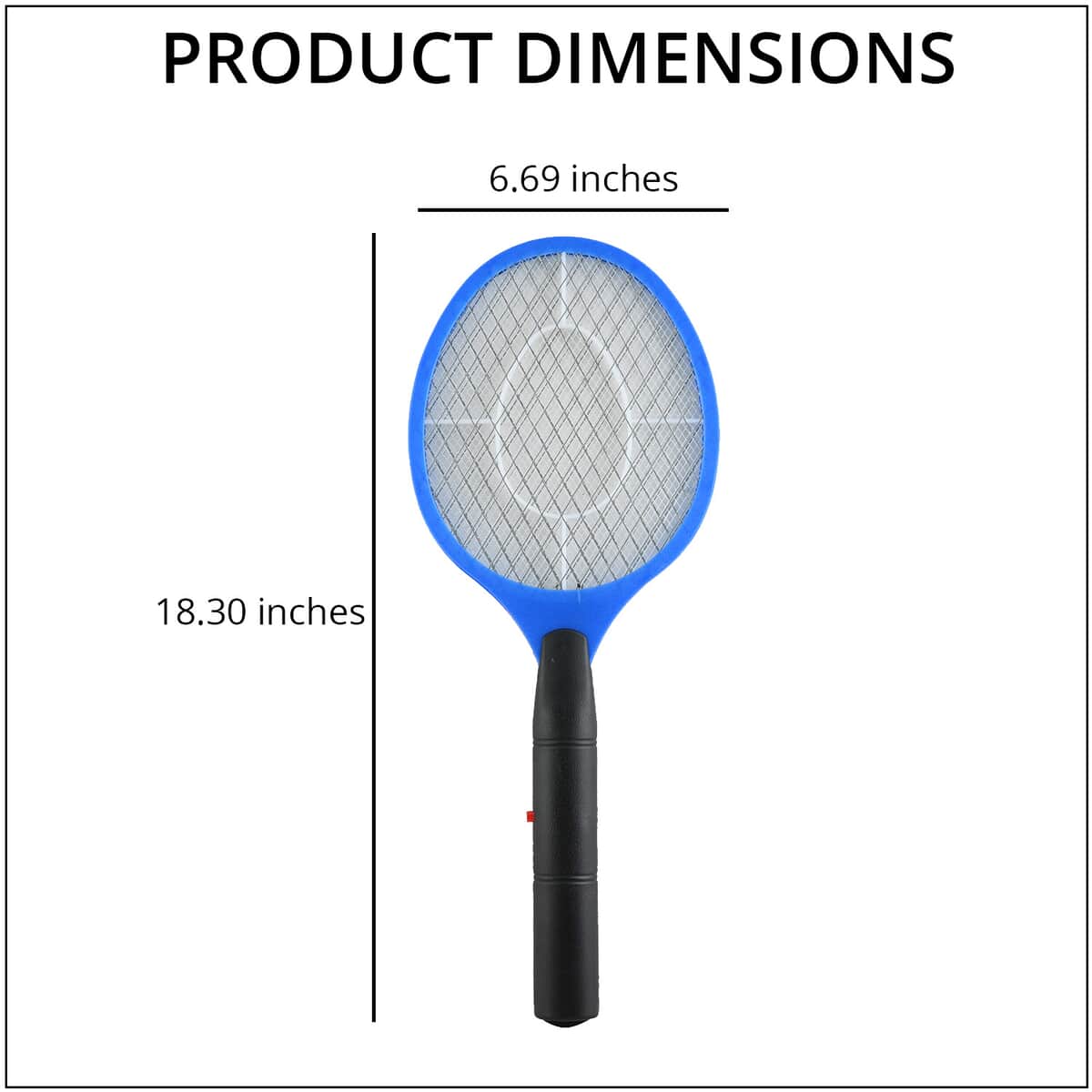 Handheld Battery Powered Bug Zapper - Blue (Requires 2xAA Not Included) image number 3