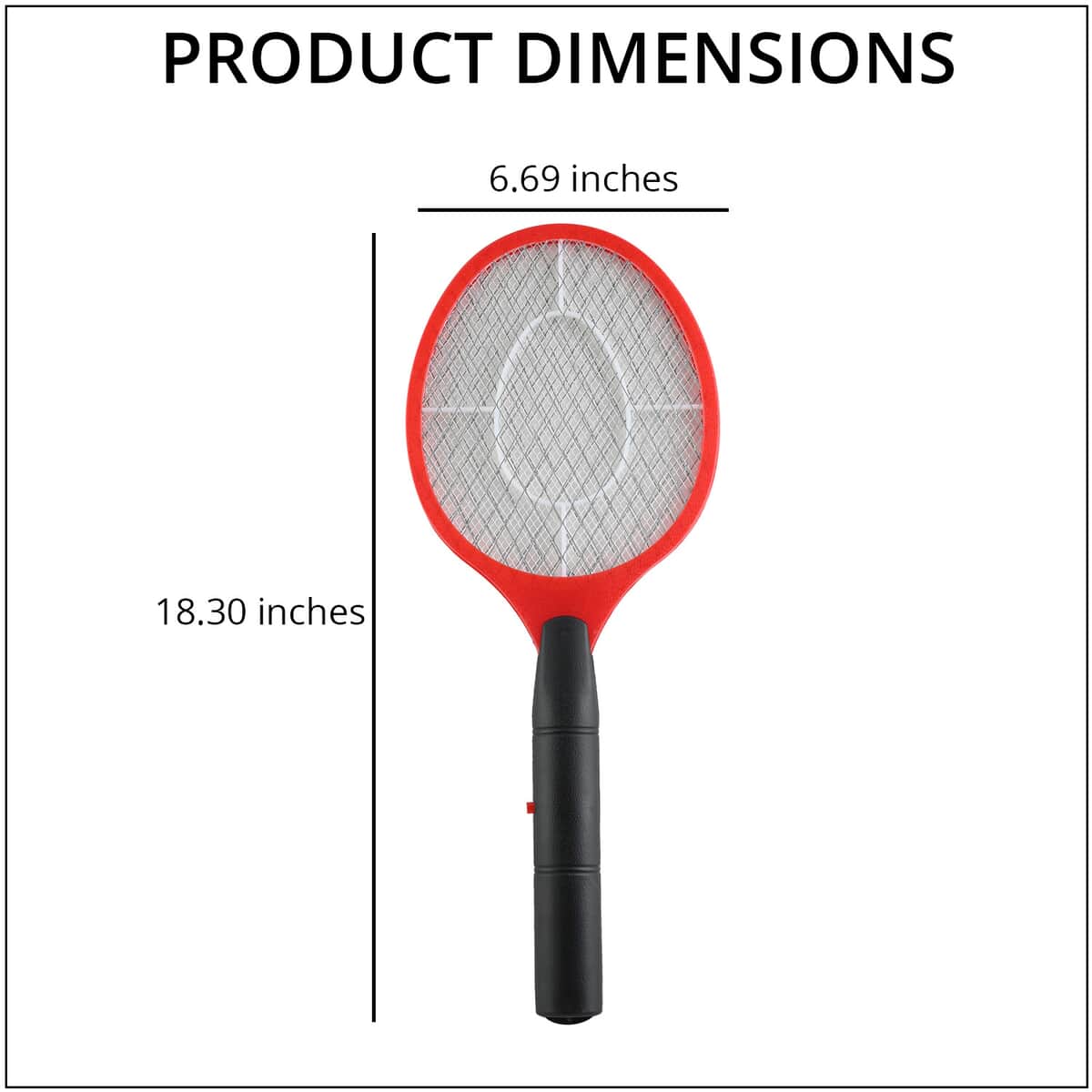 Handheld Battery Powered Bug Zapper - Red (Requires 2xAA Not Included) image number 3