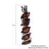 Mozambique Garnet Hoop Earrings in Stainless Steel 2.90 ctw image number 4