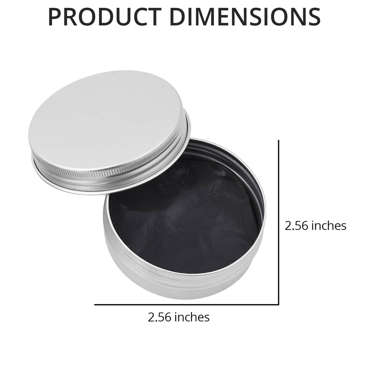 Set of 2 Black and Green Magnetic Putty (2.56"x2.56") image number 3