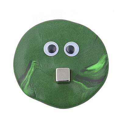 Set of 2 Black and Green Magnetic Putty