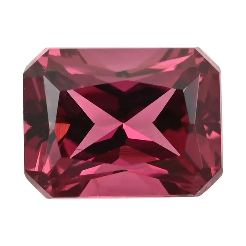 Certified and Appraised AAAA Ouro Fino Rubellite (Oct Free Size) 2.00 ctw