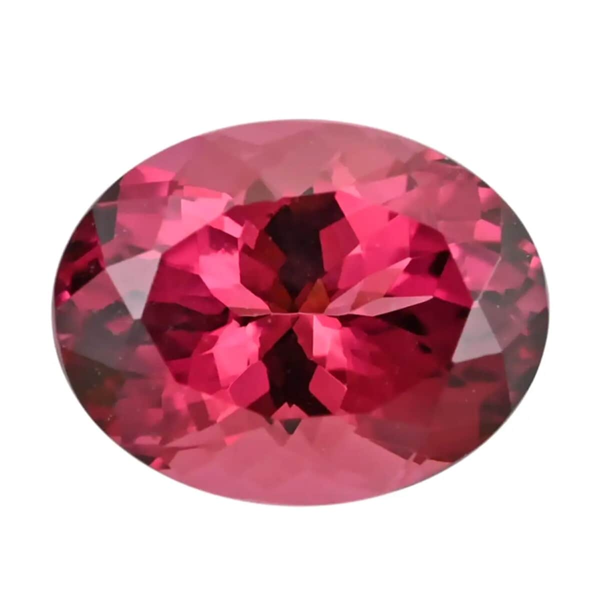 Certified & Appraised AAAA Ouro Fino Rubellite (Ovl Free Size) 2.00 ctw, Loose Gemstones for Jewelry, Rubellite Gemstone For Jewelry Making, Oval Cut Gemstone image number 0