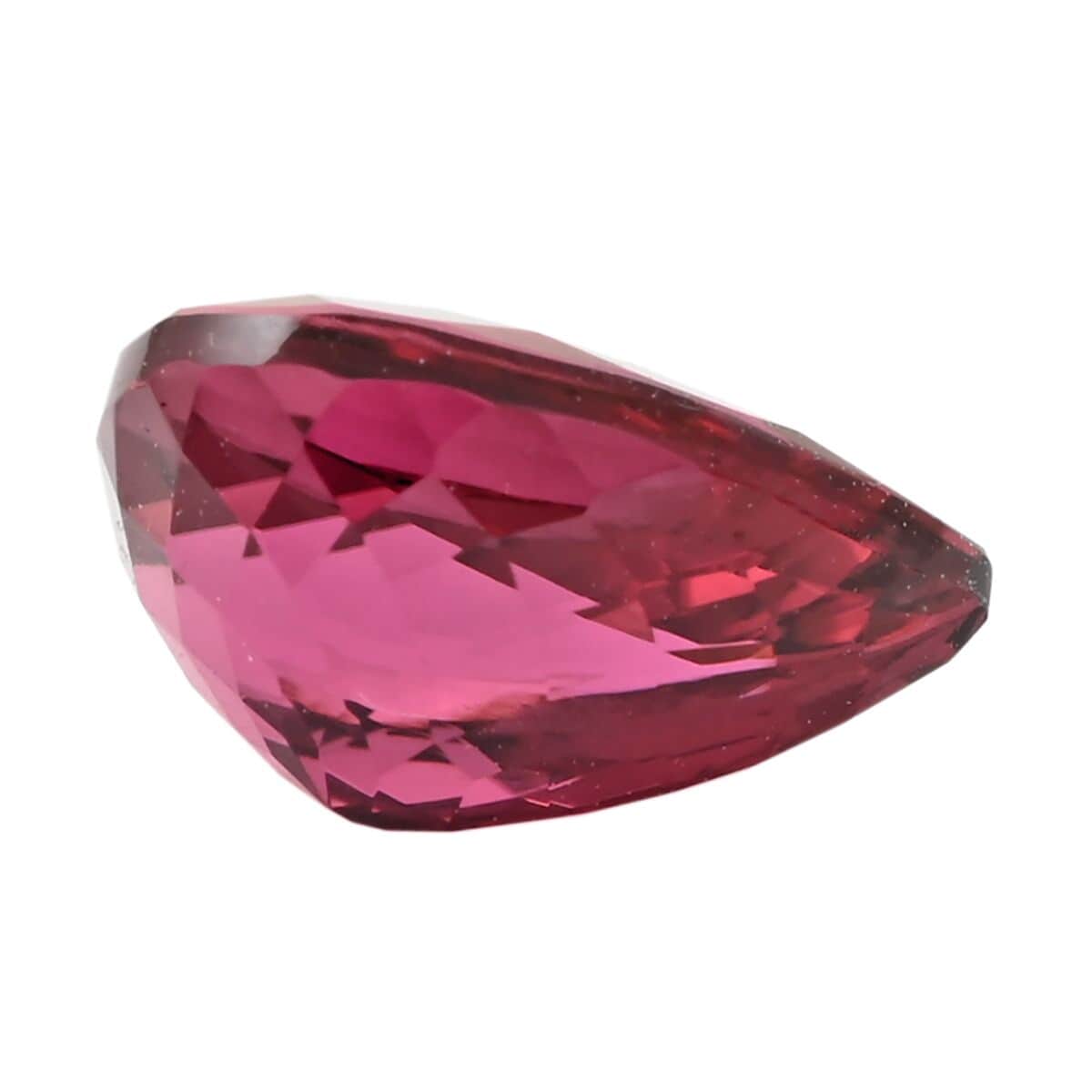 Certified & Appraised AAAA Ouro Fino Rubellite (Pear Free Size) 2.00 ctw image number 2