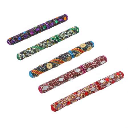 Set of 10 Multi Color Beaded Pen and Keychain , Best Refillable Ballpoint Pen , Beadable Decorative Pen image number 5