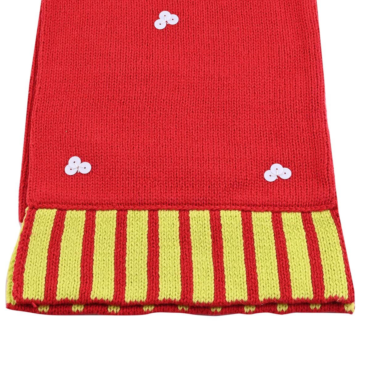 WHOOPI GOLDBERG Holiday Collection Snowman Scarf - One Size Fits Most (MADE IN THE USA) image number 5