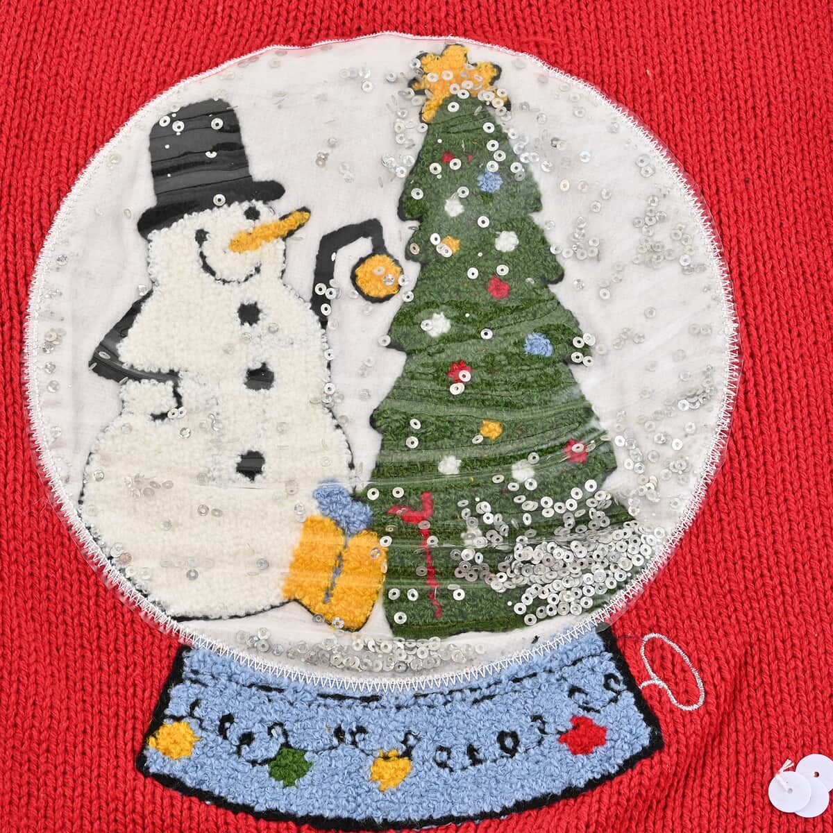 WHOOPI GOLDBERG Holiday Collection Snowman Scarf - One Size Fits Most (MADE IN THE USA) image number 6