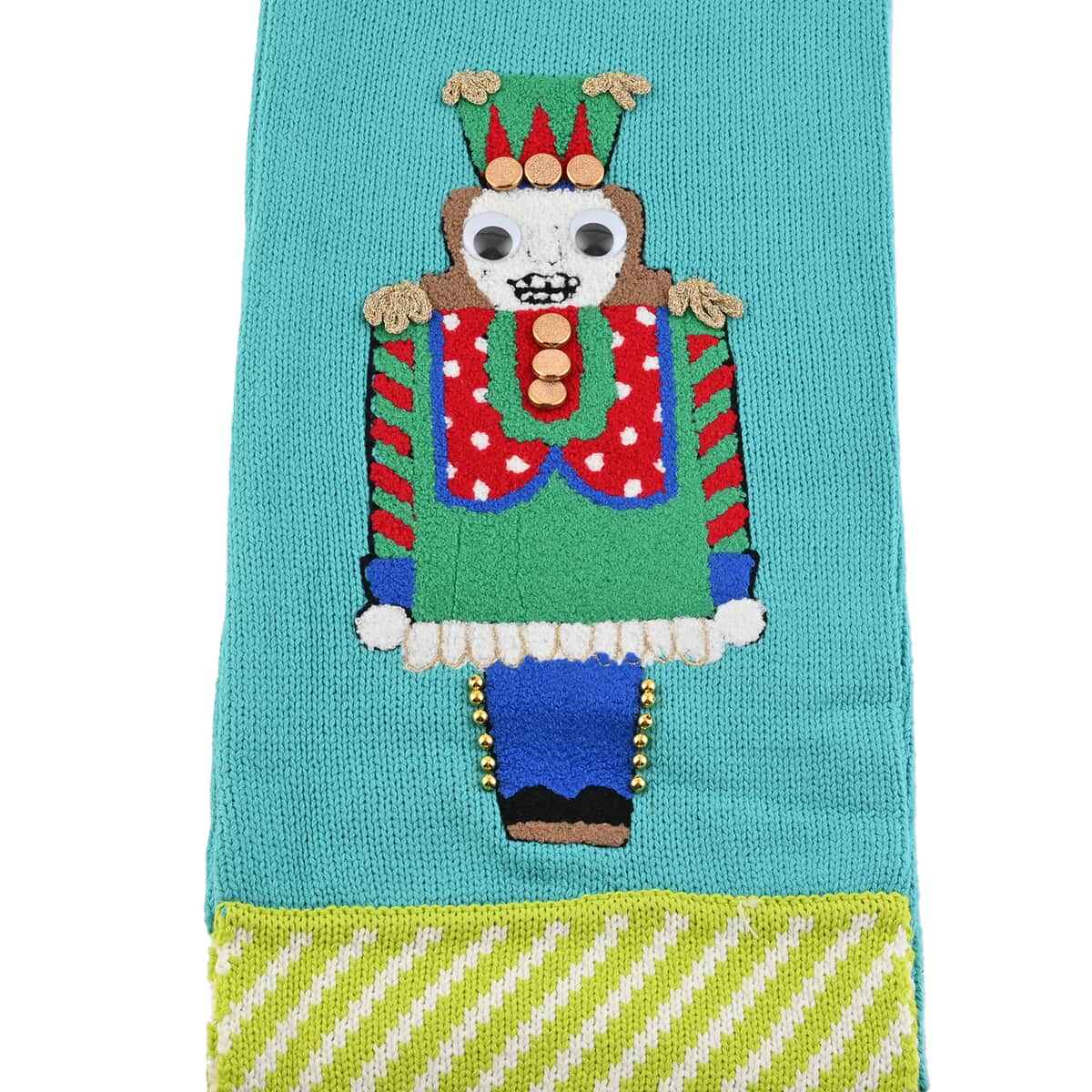 WHOOPI GOLDBERG Holiday Collection Nutcracker Scarf - One Size Fits Most (MADE IN THE USA) image number 3