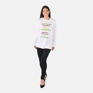 Holiday Collection Merry Christmas Greetings Long Sleeve Shirt - XL  (MADE IN THE USA)